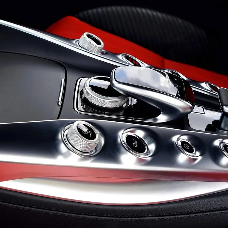 Console central de um Mercedes-AMG